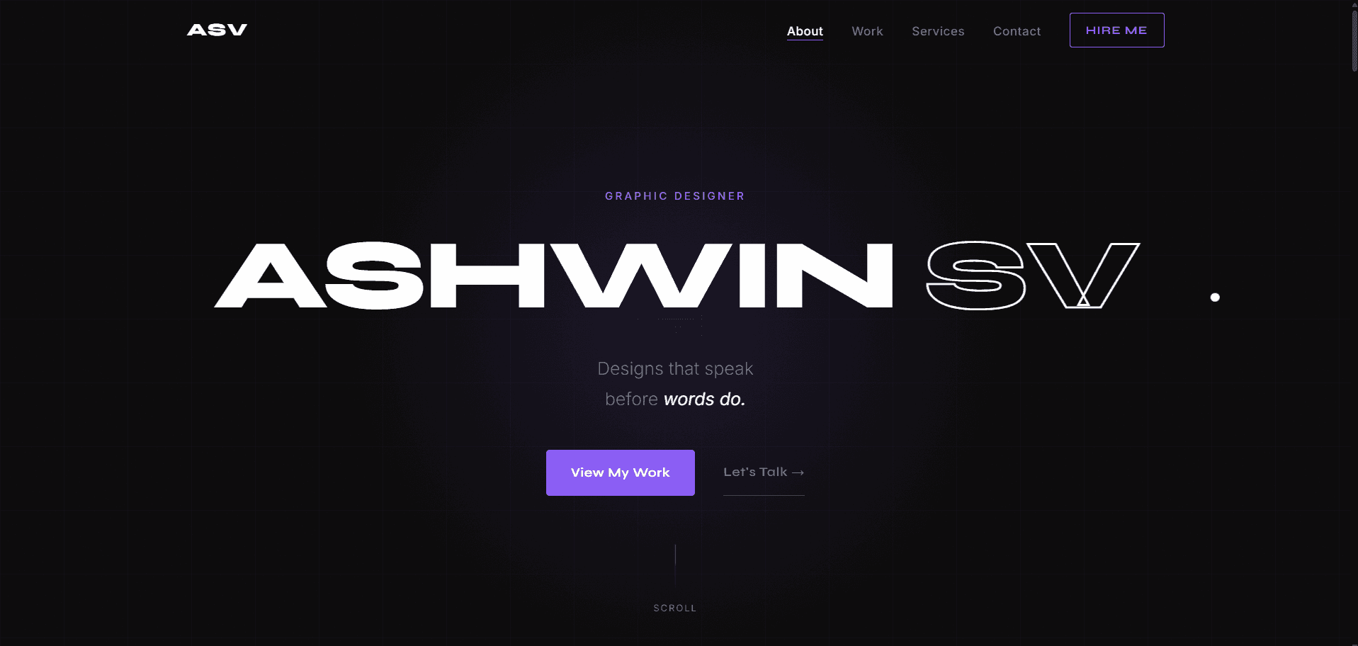 Ashwin SV — Portfolio